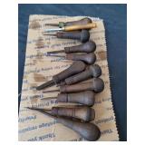 11 vintage gravers