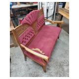 Oak Settee