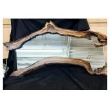 Incredibly cool rustic mirror wood