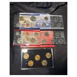 2001 Uncirculated Coin Sets and Slabbed Quarters
