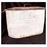 Galvanized wash boiler