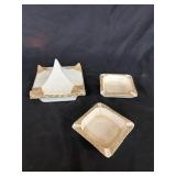 Vintage ashtray set