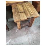 Rustic End Table