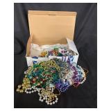 Mardi Gras beads, big lot with extras