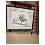Cowboy picture sketch