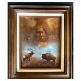 Original oil painting by NA Tony M. Sandoval