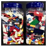 2 Lego and Tente blooms mixed blocks in containers