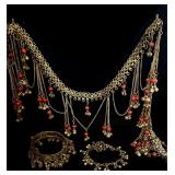 Antique/vintage belly dancing jewelry/belt