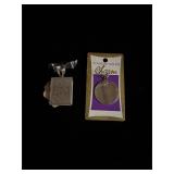 Sterling silver 925 charm and locket brooch