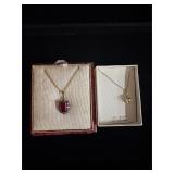 Lot of 2 gold filled necklaces 1/20 14k 1/20 10k