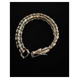Silver tone Dragon bracelet