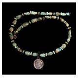 Turquoise and sterling necklace needs repair