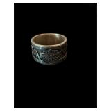 11.8g Sz 12 sterling silver 925 Harley ring