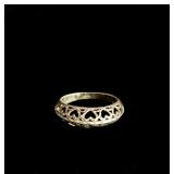 Sterling silver 925 ring sz 7.5 2.3g