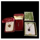 Lot of gold filled jewelry necklaces