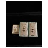 Lot of 3 1/20th gold filled necklaces