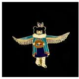 1996 Enamel Potentate's Lady Marj Pendant NA