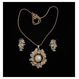 Absolutely stunning necklace and earrings set