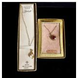 Lot of 2 1/20 12k gold filled necklaces