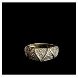 Sterling silver 925 ring size 6.5, 3.8 g