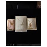 Lot of 3 gold filled necklaces