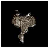 4.9g Sterling silver 925 saddle brooch