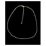 Sterling silver 925 necklace adjustable 3g