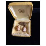 Lot of 2 cameos brooch and necklace