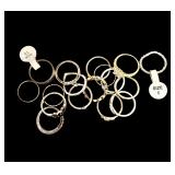 Large lot of rings size 6-7.5