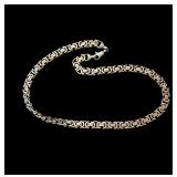 113g Sterling silver 925 Byzantine chain necklace