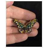 Elegant butterfly brooch