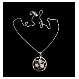 5.8g gorgeous Sterling, silver pendant necklace