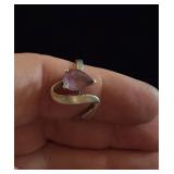 Sterling silver 925 ring sz 8 4g