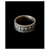 8.5g sterling silver 925 ring sz 9.25
