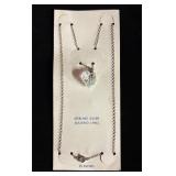 Sterling silver 925 and Krystal necklace