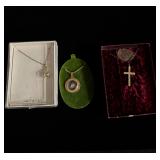 Lot of 3 gold fill necklaces