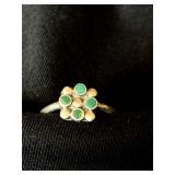 Sterling silver 925 turquoise ring sz 6.5
