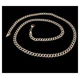Long heavy Cuban chain necklace 30 g