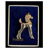 Sterling Silver 925 colt horse brooch 4.5g