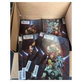 Box of Marvel blood hunt variant #1 comic books