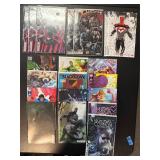 Eight DC Batman and other comic books