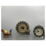 Rhinestone clocks & more