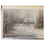 Signed Arnold McDowell print