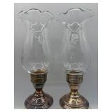 Weighted Sterling silver candlestick holders