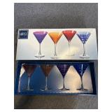 Mikasa colored Stemware