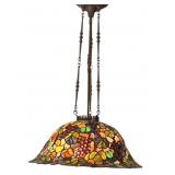 Quoizel stained glass chandelier