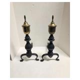 Vintage Fireplace Andirons