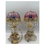Vintage michelotti boudoir lamps