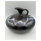 Vintage glazed pottery jug