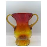 Vintage amberina vase